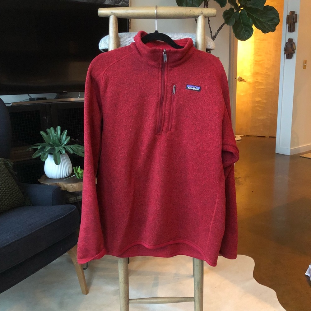Patagonia 1/4 zip Better Sweater - Red